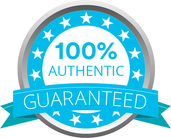 100 authentic logo